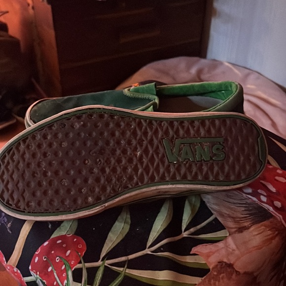 green slip on vans - Picture 2 of 4